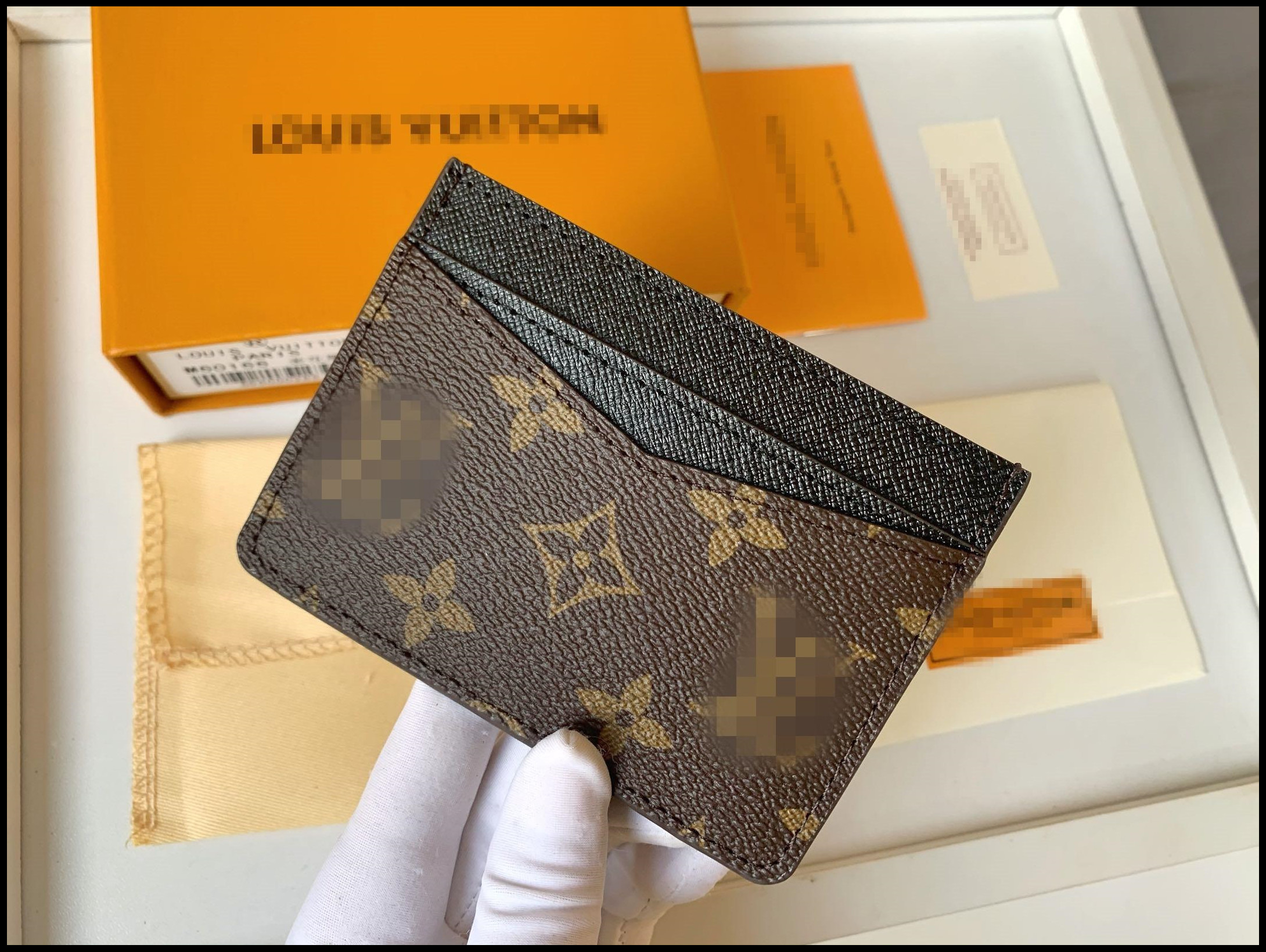 

LV LOUIS Handbags VITTON 2021 luxurys designers Men Business Card Holders Women Credit Purse Leather coin purse key mini wallet, Brown;gray