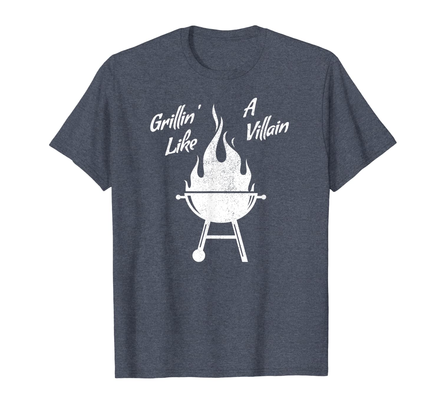 

grilling t-shirt grillin' like a villain shirt bbq cookout, White;black