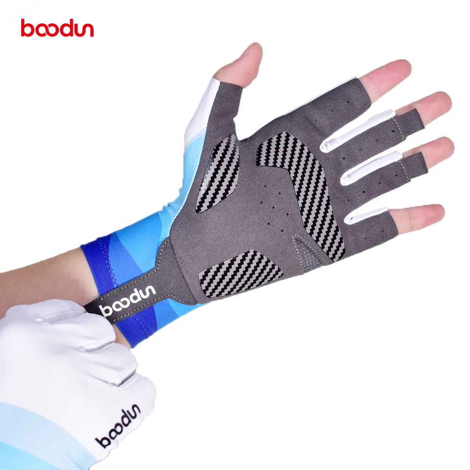 

Boodun Breathable Fishing Half Finger Gloves Summer Sunscreen Anti-slip Outdoor Fishing Cycling Gloves Fishing Accessoriesg