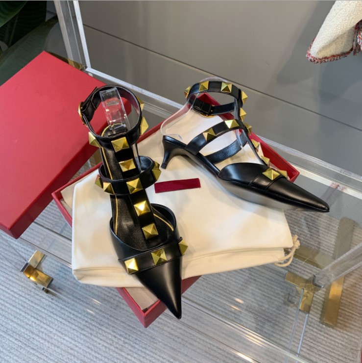 

Brand Womens Pumps Wedding Shoes High Heels Sandal Fashion Ankle Straps Rivets Sexy Bridal Size 35-40, Customize