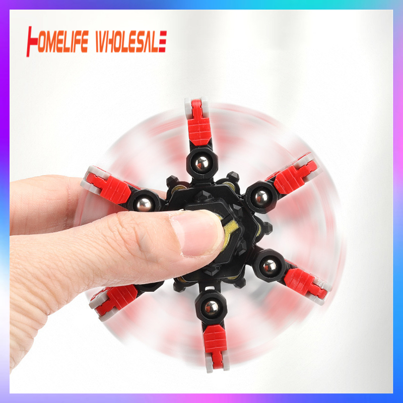 

Fingertip Mechanical Gyro Decompression Toy Decompression Mech Chain Children's DIY Deformation Robot