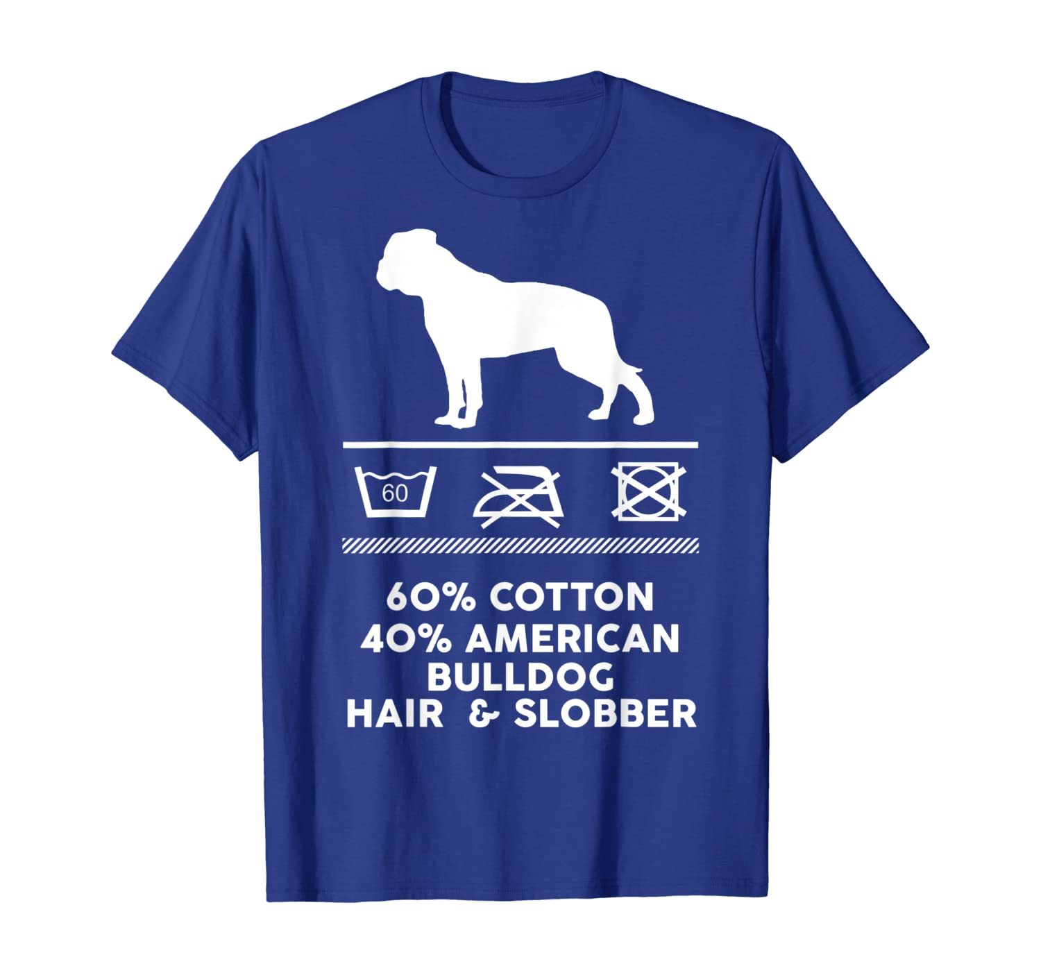 

That is How My Cute American Bulldog Shirt Looks Like, White;black