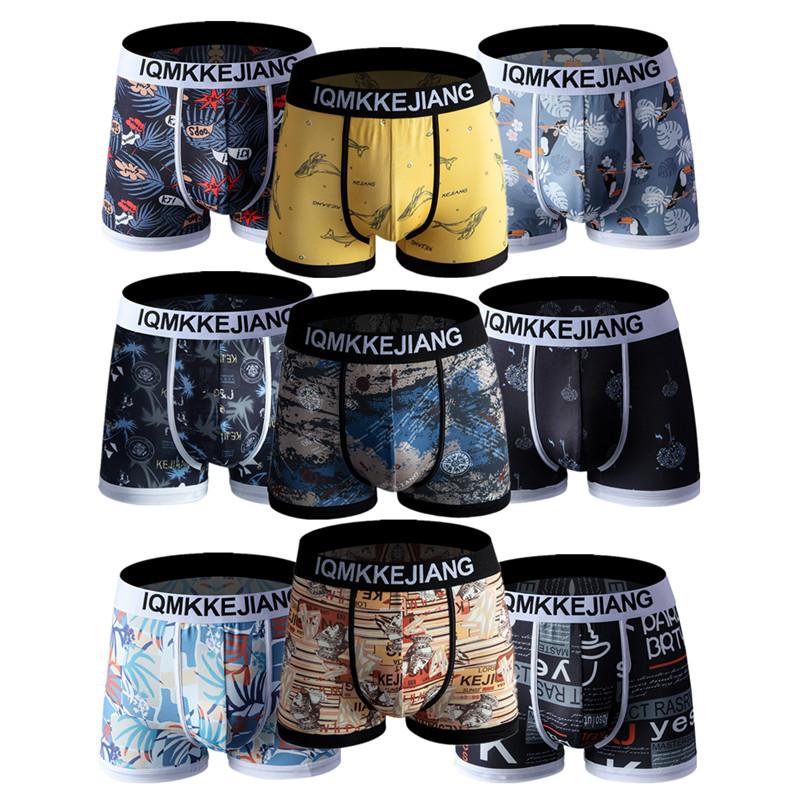 

Underpants Fashion Man Undies Boy Panties Underwear Student Bottom Shorts Child Breathable Boxer Briefs Antibacterial Knickers, Black;white
