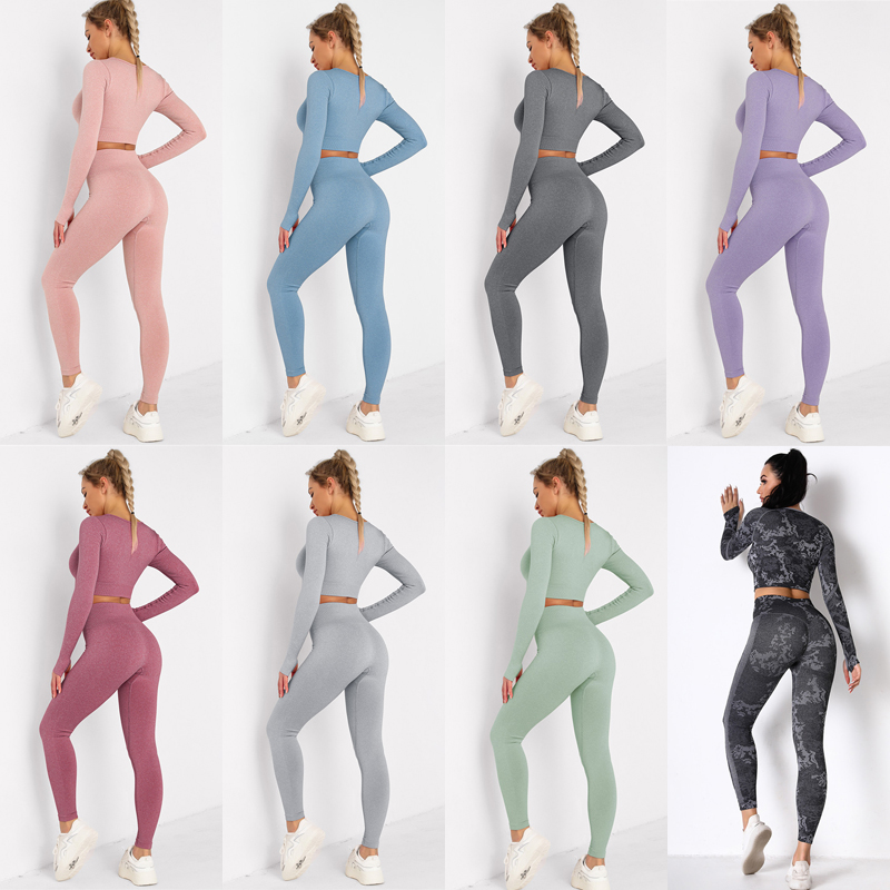 

Yoga lulu Tracksuits designer womens sport set gym leggings Pants lu long sleeve Fitness Running Top Sportswear Tights women Legging High Waist Sports Raising Hips, Customize