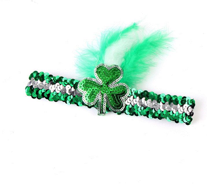 

Feather Headband Mardi Gras Sequins Glitter Hairband Hair Accessories for Adult Women Men Kids Party Headwear, Multi-color