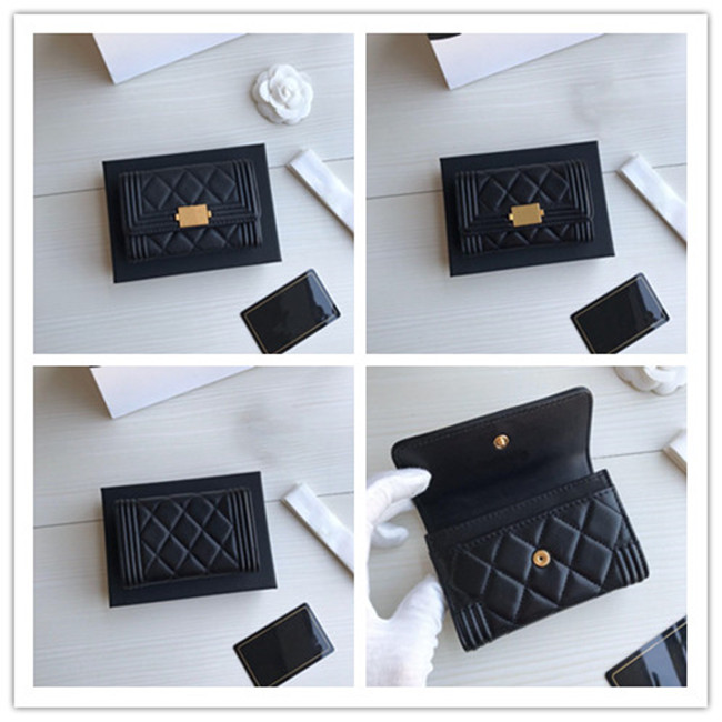 

Hot sold top quality genuinel leather Designers women wallets 11*8.5cm Classic womens shoulder bag wallet with box mens purses credit card h, Red;black