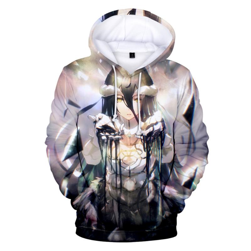

Men's Hoodies & Sweatshirts Be Well Received Anime Sudadera Overlord Albedo Hoodie 3D Print Autumn Men/women Boys/girls Long Sleeve, Black