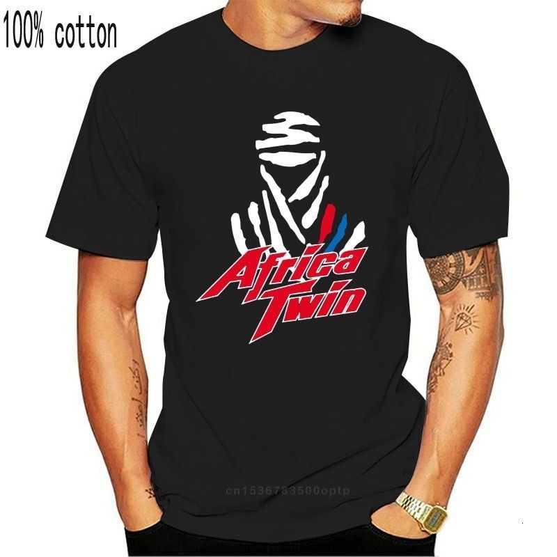 

Africa Twin Mootorcycle T-Shirt 2021 New Fashion Men T-Shirts Brand Style Short Sleeve