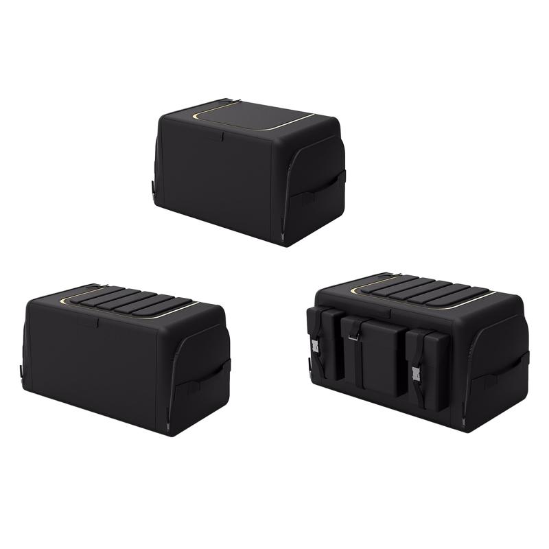 

Car Organizer Trunk Box Large Capacity Oxford Cloth Foldable Nonslip Cargo Storage With Lid For Auto Interior Accessory