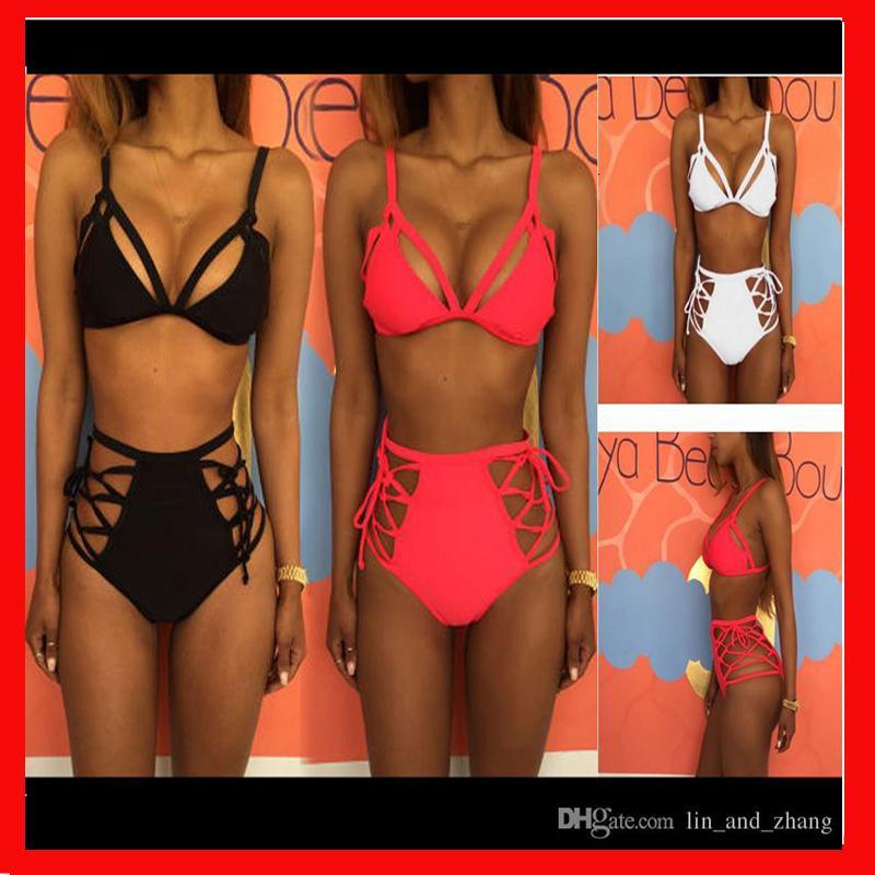 

Women' Swimwear Bikini set swimsuit hollow out vintage monokini top sexy swimwear bathing suit ties styles 3VR5, Orange