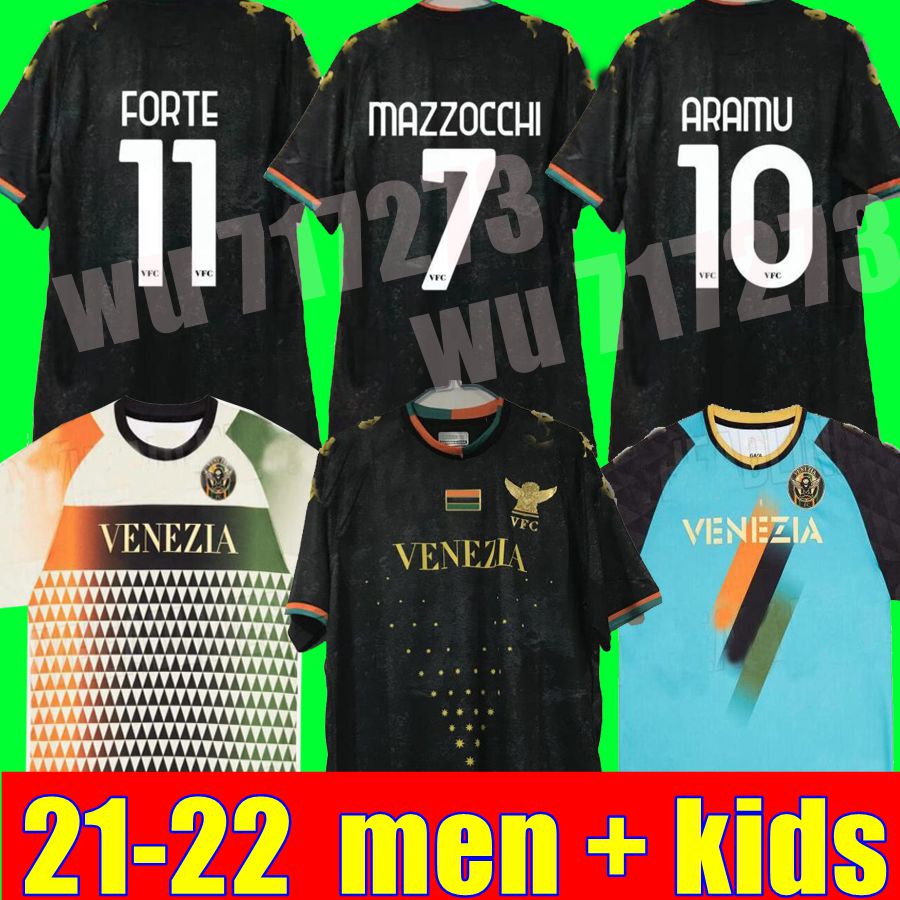 

21 22 Venezia FC soccer Jerseys home away ARAMU FORTE Fiordilino PERETZ HEYMANS TESSMANN CRNIGOI 2021 2022 MARIANO Johnsen MAZZOCCHI FOOTBALL SHIRTS men kit kids, 3rd adult