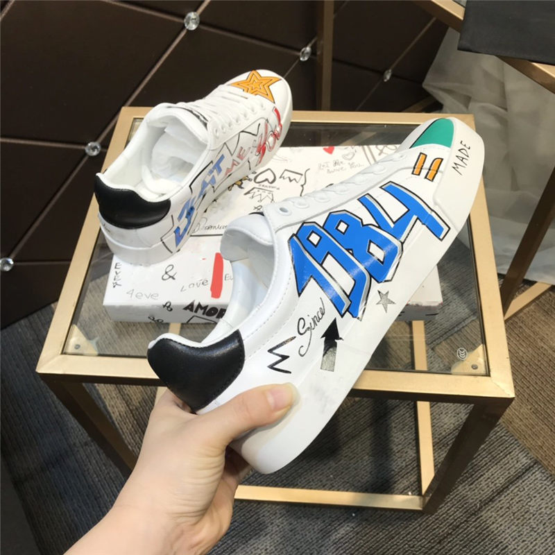 

Luxury designer NS1 Miami White Logo Leather Casual shoes Print Trainers Sneakers With Box, Don´t pay it