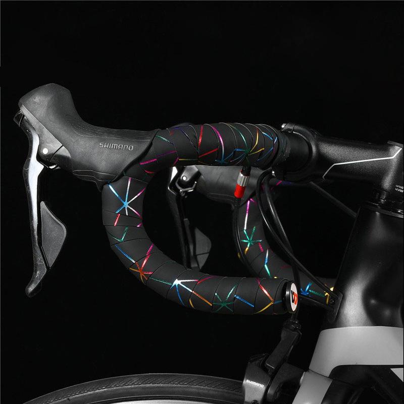 

Bike Handlebars &Components WEST BIKING Road Racing Handlebar Straps PU Non-slip Colorful Lines Riding Tape Ultralight MTB Accessories