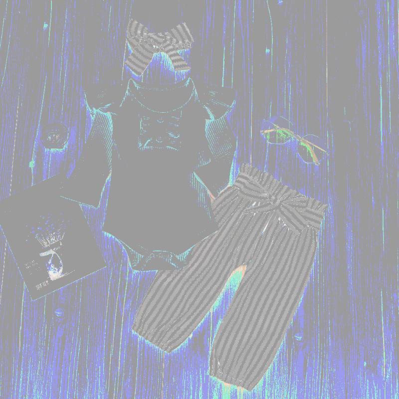 

Clothing Sets Spring Autumn Baby For Girls Clothes Set Cotton Bodysuit Pants And Headbands Born Girl Suit, White