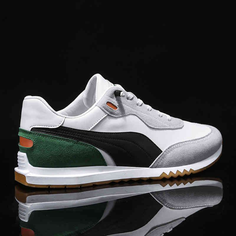 

Waterproof Golf Shoes Men Leather Sport Sneakers Slip on Lazy Cheap Training for Coach 210706, Bailv