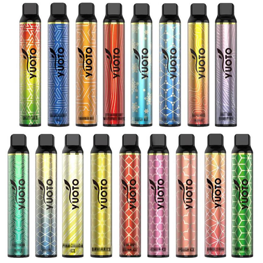 

Authentic Yuoto Luscious 3000 Puffs Vapes Cigarette 8ml Pods 1350mAh battery 22 colors Disposable E-cigarette Kit248v