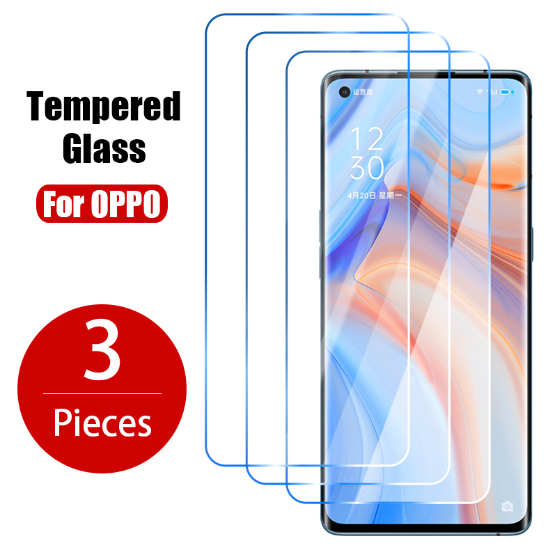 

3PCS Protective Glass for OPPO A72 A73 5G A91 A92 A5 A9 2020 Screen Protector A53 A52 A54 A55 A32 A31 A74