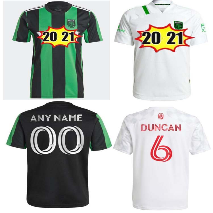 

21 22 Austin FC soccer jerseys 2021 2022 Inaugural MLS BOLD Home Black Green DARIO CONCA KLEBER XAVIER BAEZ Men kits Football shirts Uniform, Black;yellow