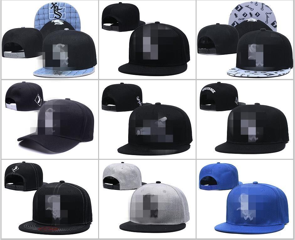 

2021 Top Quality Fashion Fan's Popular Chicago Black Flat Snapback  Caps Men's Sport All Team Baseball Hats Fashion Bones