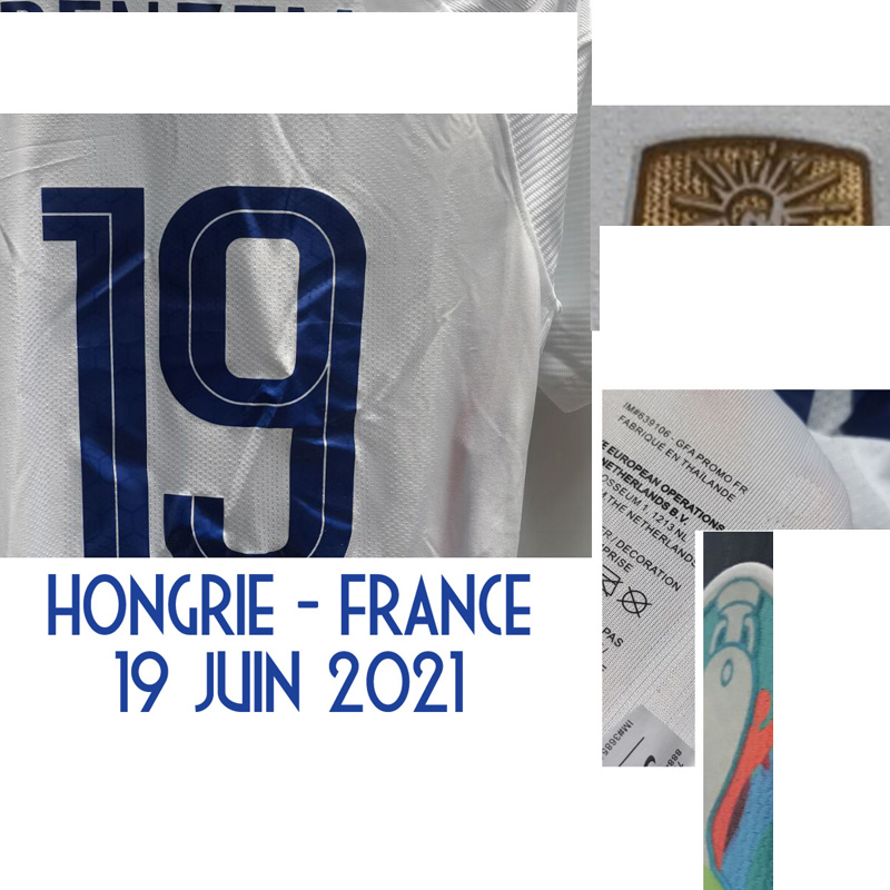 

Collectable Match Worn Player Issue Mbappe Griezmann Pogba Giroud Kante With MatchDetails Soccer Patch Badge