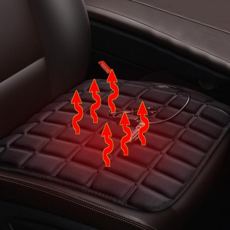 

Seat Cushions Car Heating Cushion Winter Keep Warm Auto Electric Heated Warmer Pad Mat With USB For Interior Accessories
