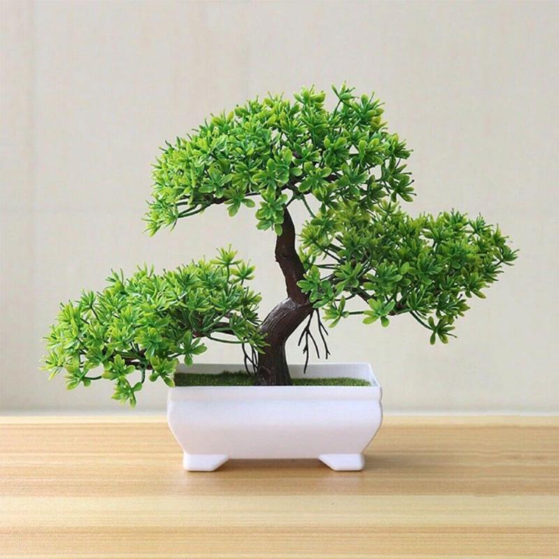 

Decorative Flowers & Wreaths Artificial Plant Flower Home Decor Bonsai Tree Pot Fake Potted Ornament For Room Garden De Y6w2