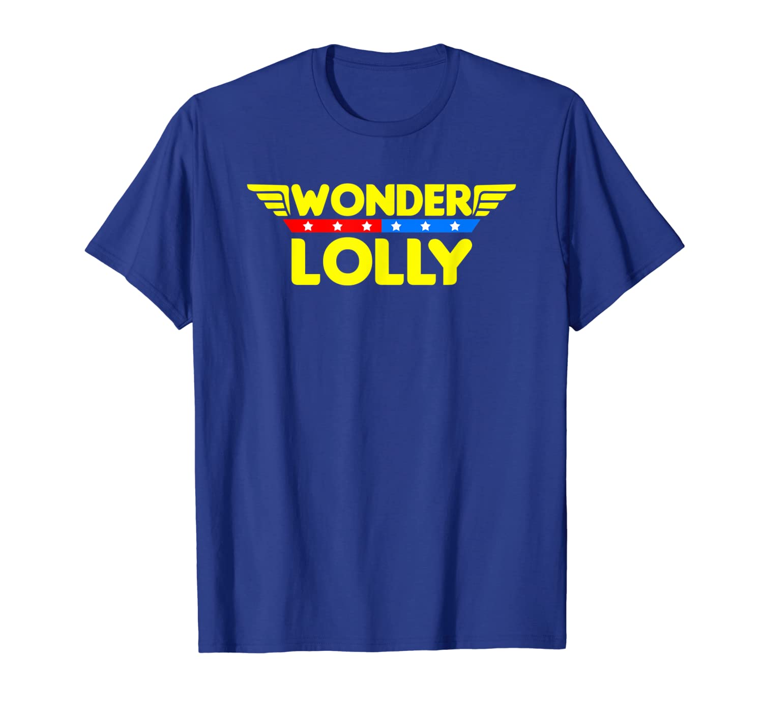 

Wonder Lolly Mother's Day Gift Mom Grandma T-Shirt, White;black