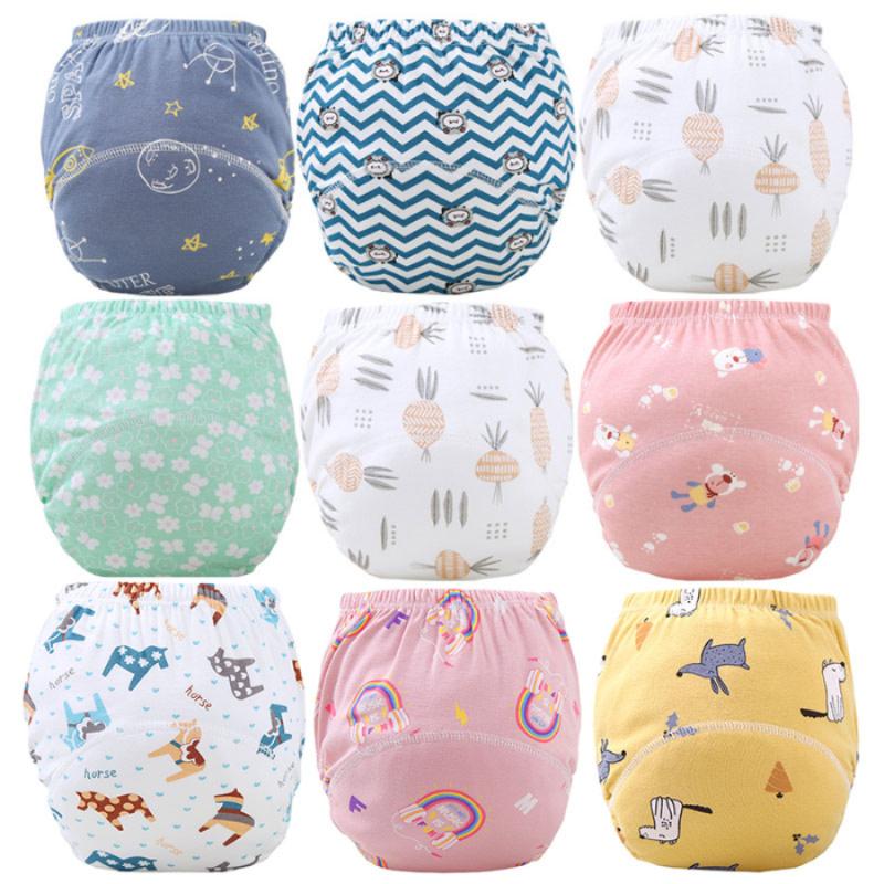 

Cloth Diapers Arrival Born Diaper Baby Reusable Boy Panties Potty Training Pants Washable Cotton Braguitas