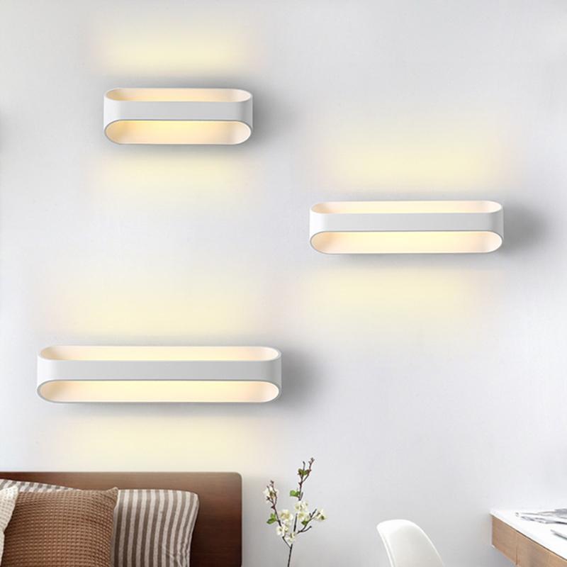 

Wall Lamp Modern Simple LED Indoor 5W/10W/12W AC85-265V Home Lighting Bedroom Living Room Aisle Corridor Decorative Light
