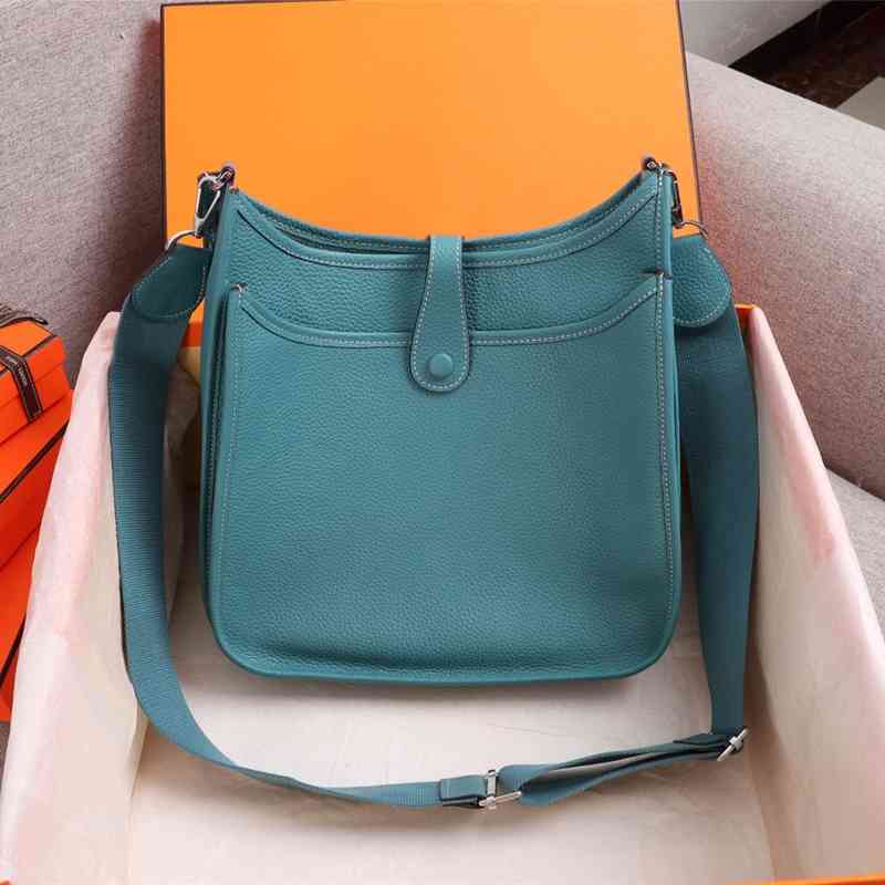 

70% Off Outlet Online Women's Bag 2021 New Fashion Leather Lady Lychee Pattern Evelyn Luxury Design Shoulder