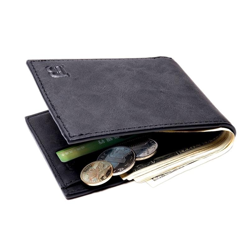 

Wallets Fashion Men Small Wallet Money Purse Coin Bag Zipper Short Male Card Holder Slim J014, Red;black