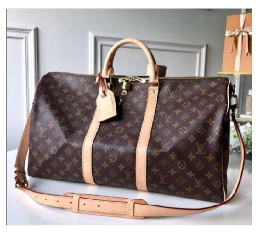 

LVLOUISVITTON bagVUTTON Fashion limited edition old flower travel luggage package classic shoulder bag clutch handbag luxury crossbo AA3, Beige