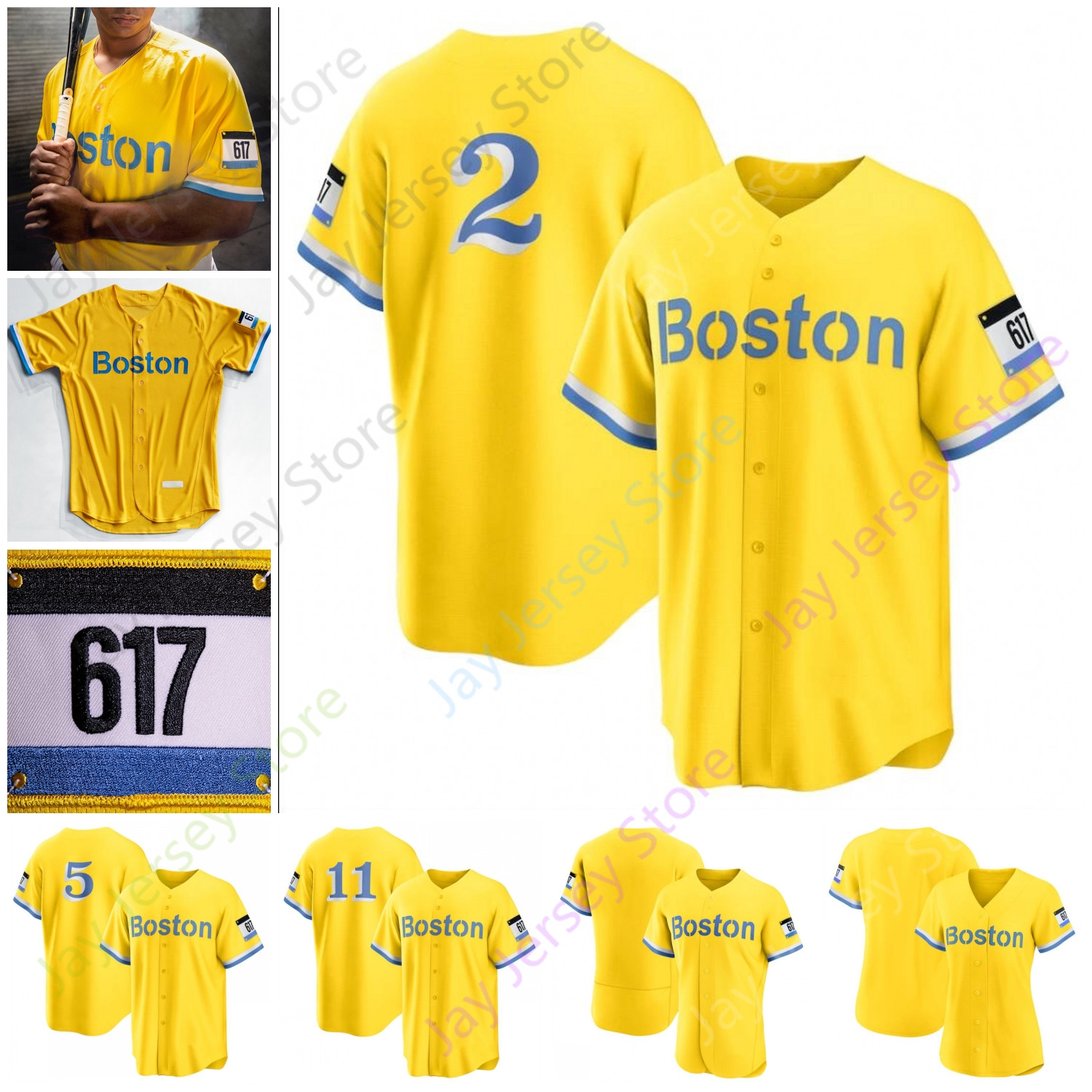 

Custom 2021 Boston City Connect Jersey 617 Strong David Ortiz Xander Bogaerts Dustin Pedroia Michael Chavis Kike Hernández J. D. Martinez Alex Verdugo Nathan Eovaldi, Fans version