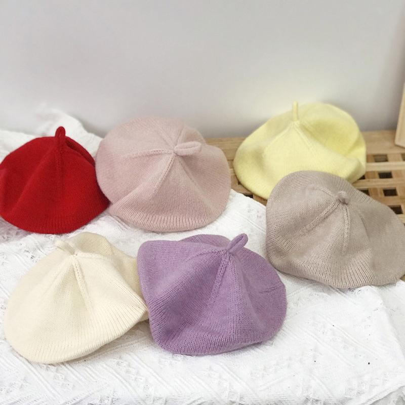 

Caps & Hats Bobora Princess Kids Girls Berets Pearl Beanies Spring Autumn Winter Toddler, Yellow