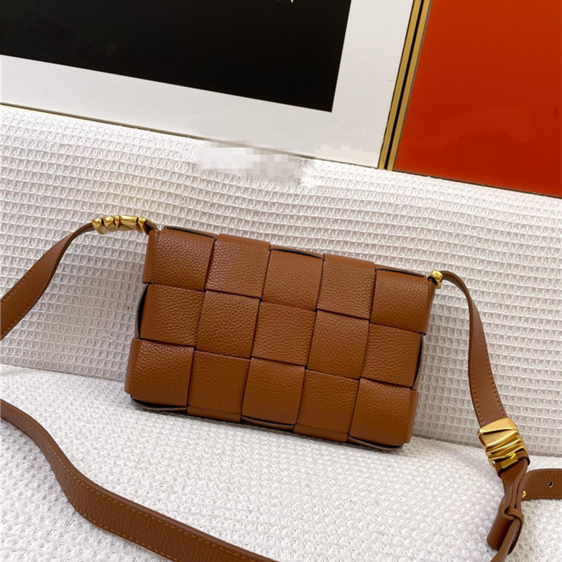 

Knitting Patchwork Crochet Cowhide Chain Shoulder Bags Genuine Leather handbag for women 2021 luxury handbags designer Messenger bag, Make up the difference