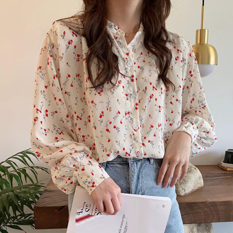 

Long Large Sizes Blouse And Shirts Office Women Work Comfortable Sweet Tunic Sleeve V Neck 2021 Spring Arrival Tops#G Women' Blouses, White