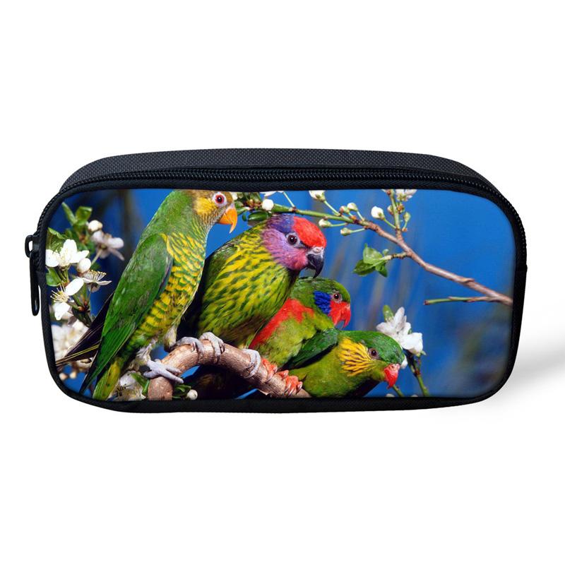 

Fashion Bird 3D Print Pencil Case Cute School Pen Novelty Stationery Office Box Bag Supplies Cosmetic Bags & Cases