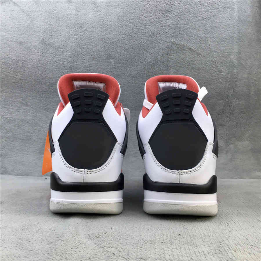 

fire red jumpman 4 4s fashion shoe mens basketball shoestv557bbt