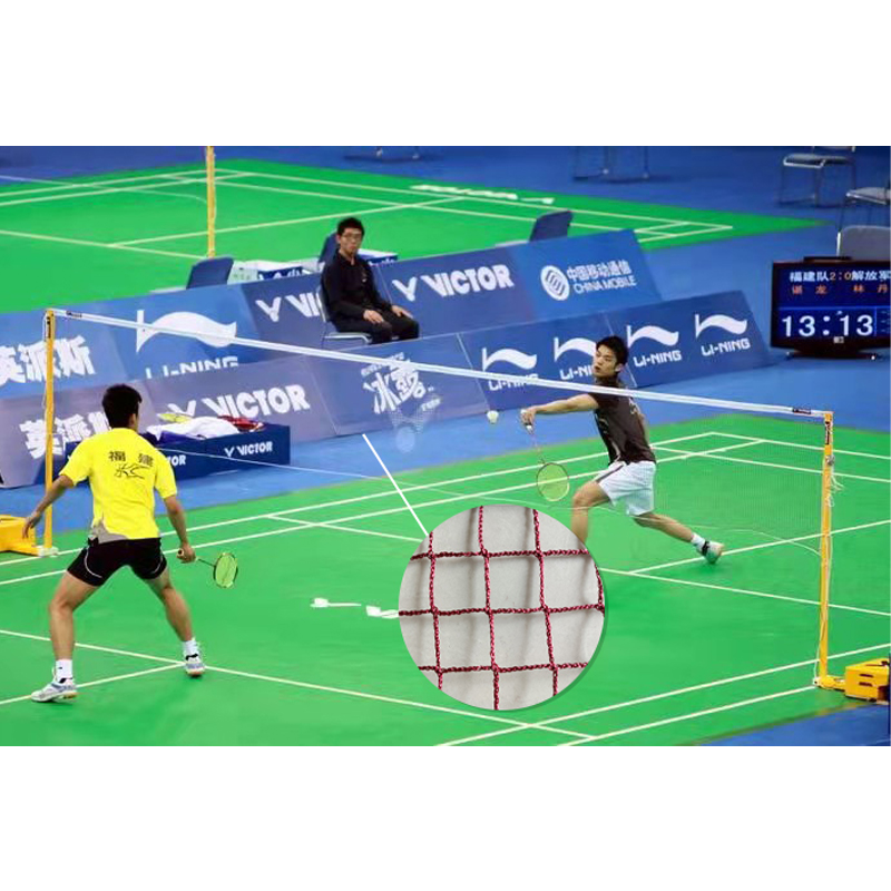 Standard badminton net for professional sports and outdoor tennis-image-754401642