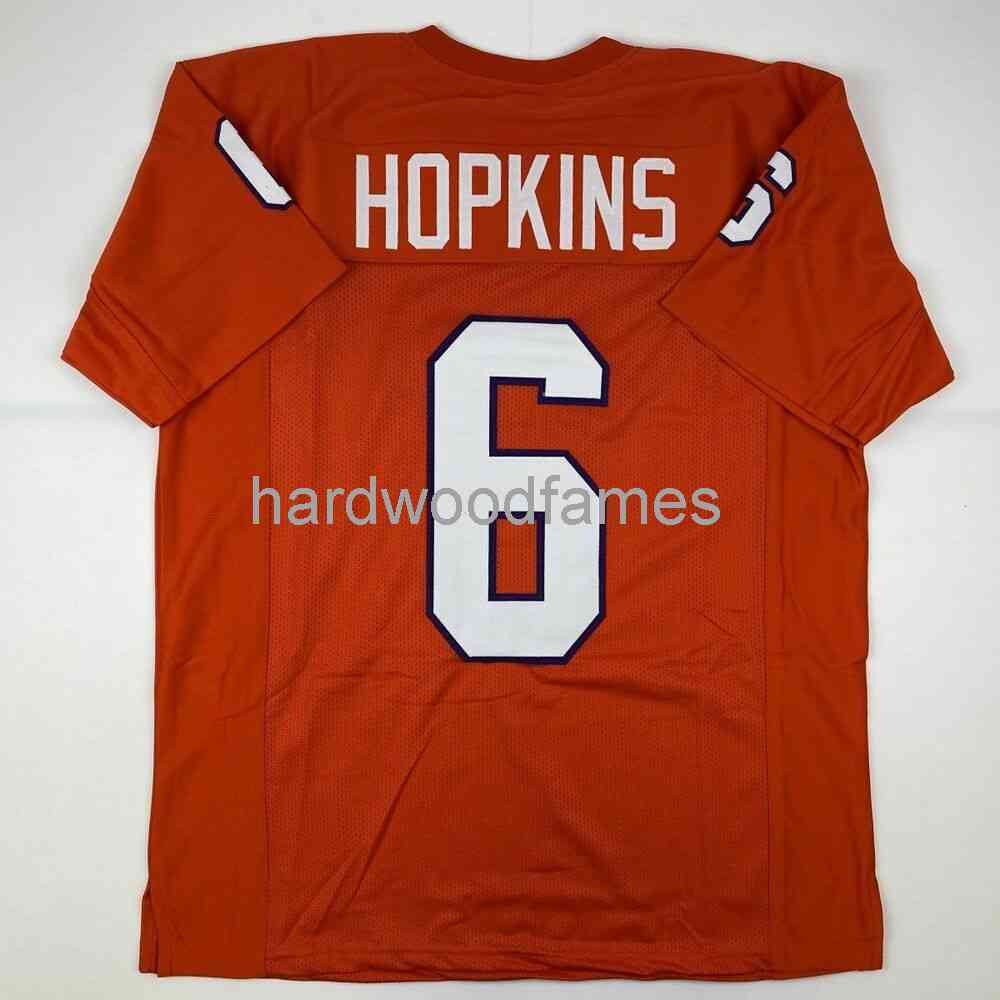 

CHEAP CUSTOM New DEANDRE HOPKINS Clemson Orange College Stitched Football Jersey ADD ANY NAME NUMBER, Black