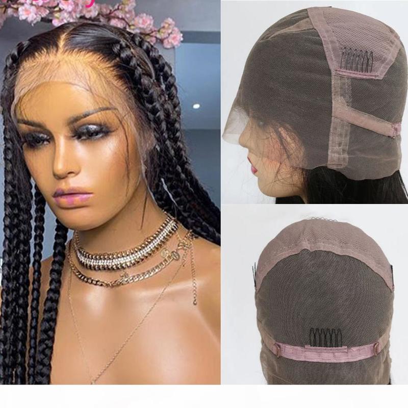 

Wigs Straight Skin Melt Frontal 360 Deep Front Human Hair for Women Full Lace Wig Remy 150%, Natural color