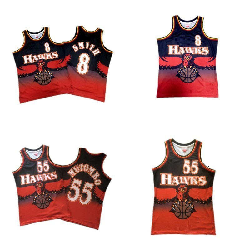 

tracksuit jerseys a basketball jersey of eagles no. 8 and 55 embroidered edition, Gray