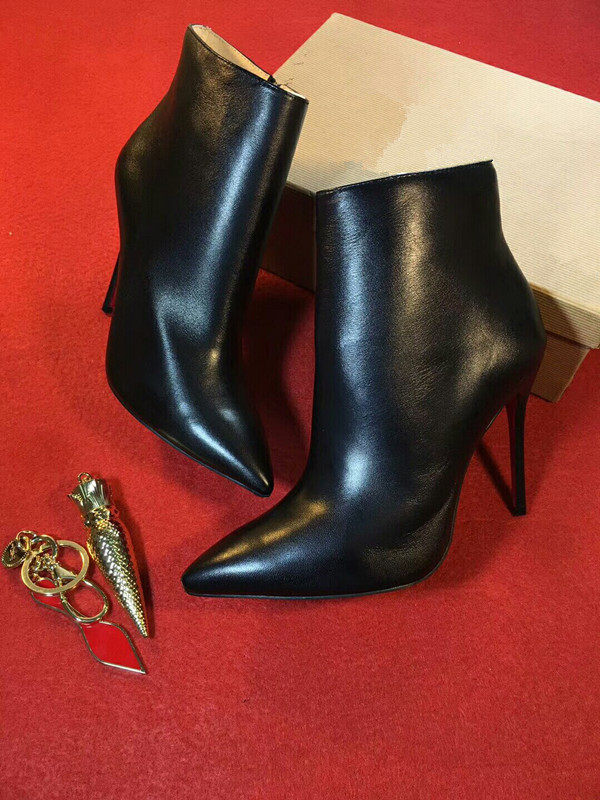 

Hot Sale-Designer Shoes sneaker So Kate Spike Styles High Heels Half Knee Ankle boots Red Luxury Bottoms fashion size 35-41 oms19090602, Black