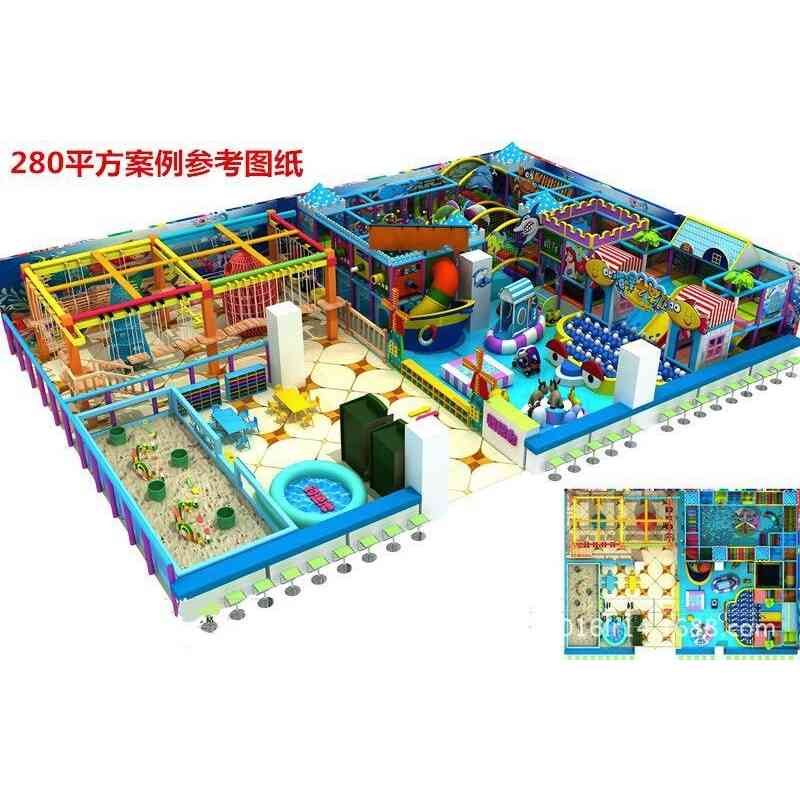

Kindergarten indoor and outdoor amusement equipment children's paradise shopping mall parent-child naughty castle