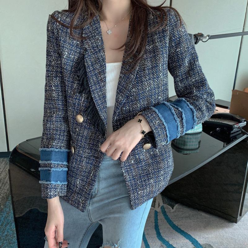 

Women' Jackets Vintage Jacket Wool Coat With Borla Tweed, Picture color