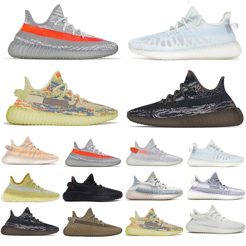 

kanye Adidas yeezy boost 350 v2 Men Women Mono Running Shoes Cinder Black Reflective Yeezreel Earth Asriel Trainers Sneakers #ef west sneakers yecheil zebra shoe #2021#, Need box