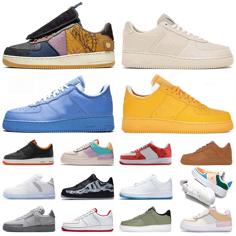 

1 One Low Designer Basketball Shoes Men Women Cactus Jack Mca N354 Black White Running Beige Skeleton Halloween Golden UV REACTIVE Raiders Sports Sneakers Trainers, A28 36-45 shadow tropical twist