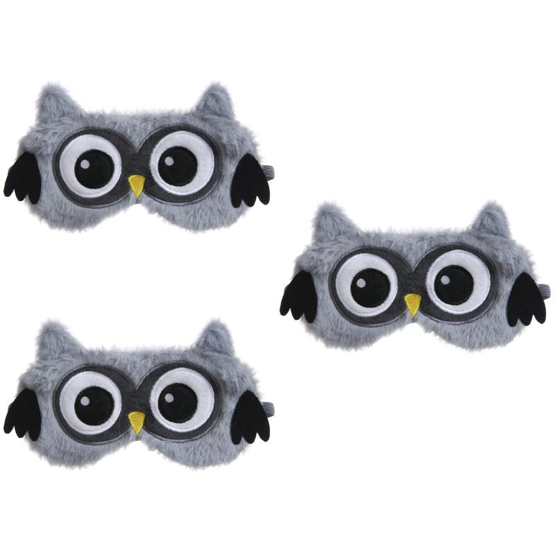 

Curtain & Drapes 3 Pcs Adjustable Eye-shade Adorable Sleep Eye Mask Breathable Blindfold