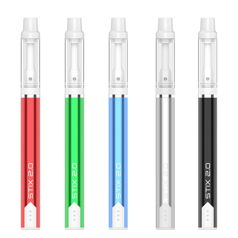 

Authentic Yocan Stix 2.0 Kit 350mAh Battery Ceramic Tank 1.0ml empty Cartridge VV Ecig Vaping Vape Device 510 Thread 5 Colors II 2, Multi