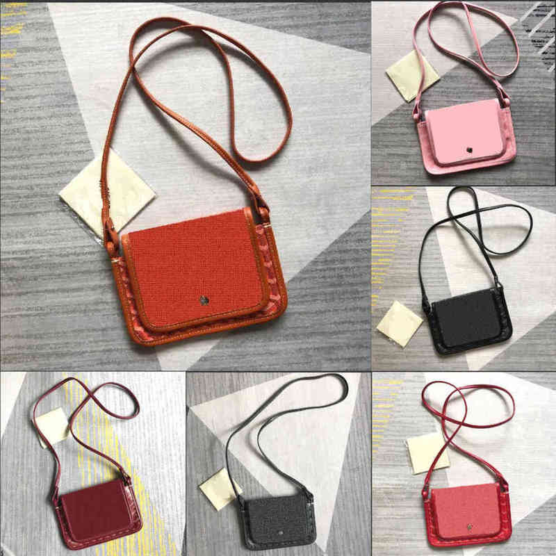 

bags bag Plumet envelope dog tooth Mini satchel three layer one shoulder small square wallets for women men, Box